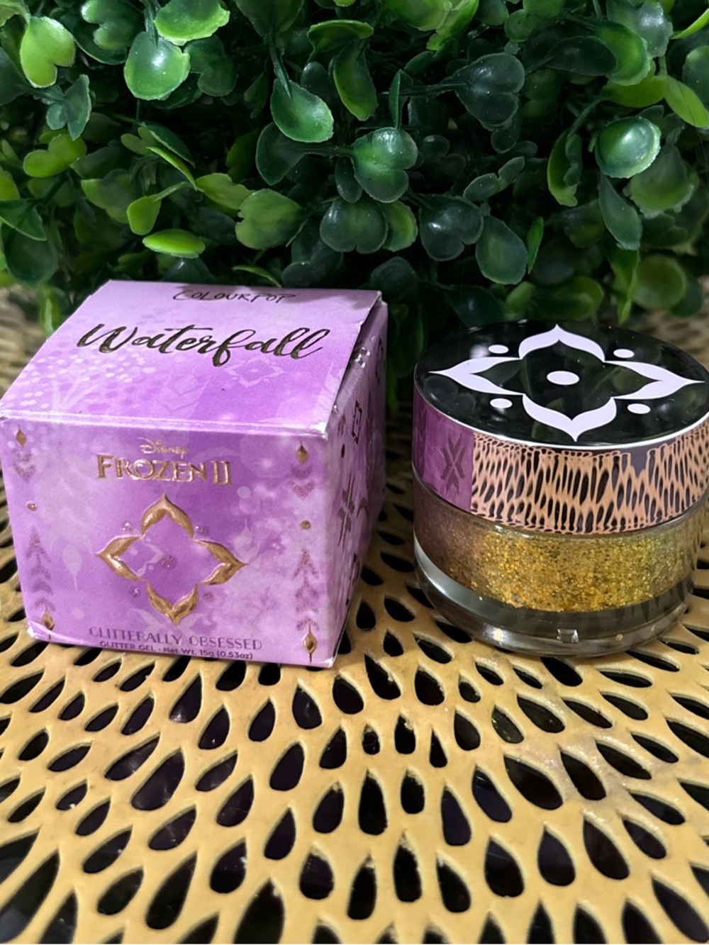 ColourPop x Frozen II Waterfall Glitter Gel - Gold